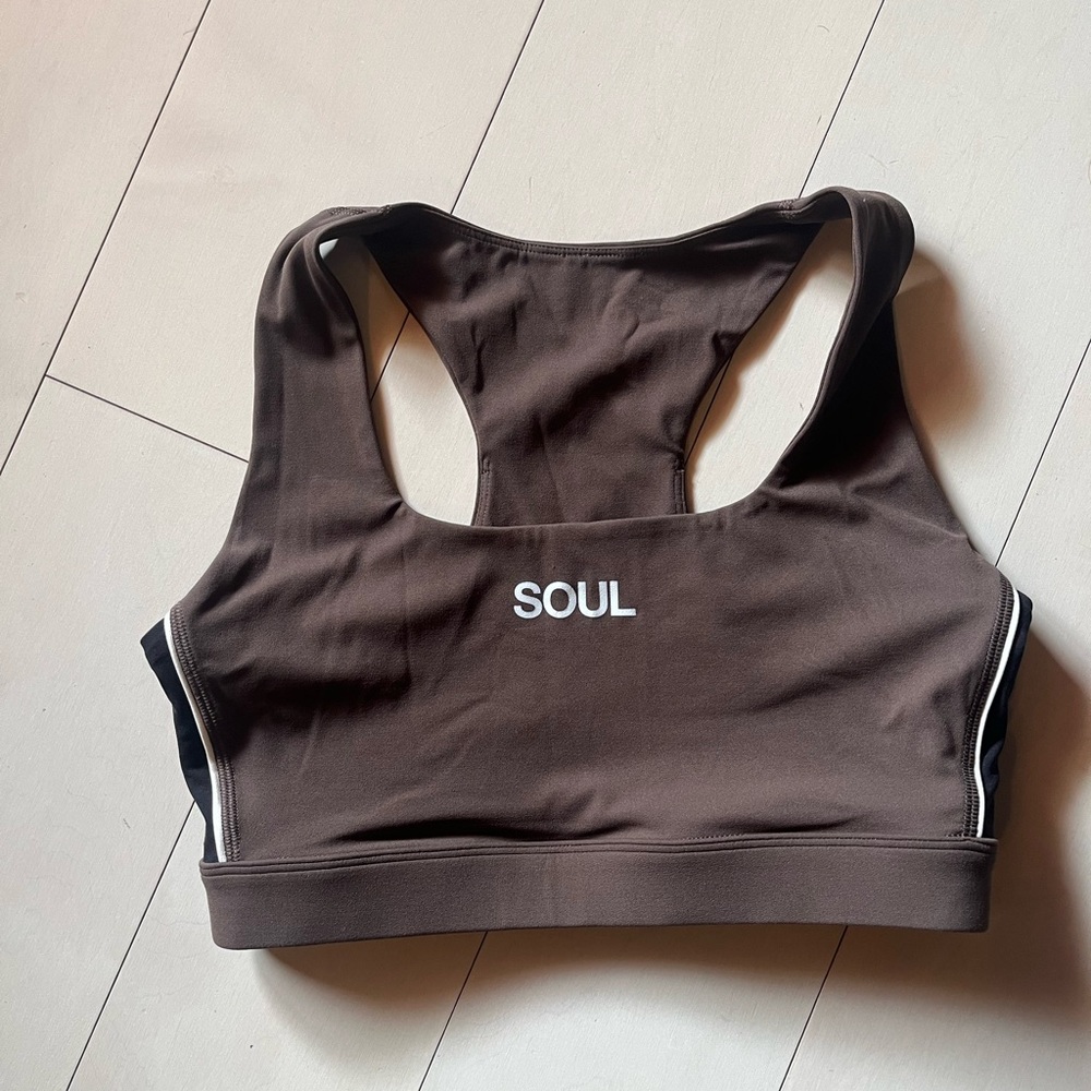 Women's Brown Sports Bra Soul Cycle